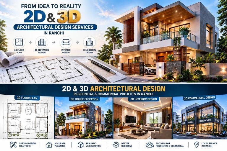 2D & 3D Architectural Design Services in Ranchi