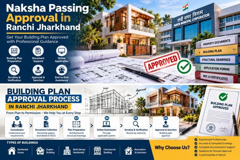 Naksha Passing Approval in Ranchi Jharkhand