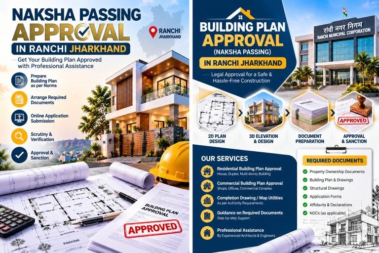 Naksha Passing Approval in Ranchi Jharkhand